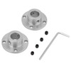 Flange Coupling Connectors M4 Galvanised Iron Rigid Guide Shaft Coupling