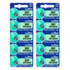 Murata 397 Battery SR726SW 1.55V Silver Oxide Watch Button Cell