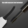 Heated Eyelash Curler Rechargeable Silicone Brush Head Portable Electric Eyelash