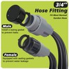 Apgooface Sprinkler Hose with Holes 75 Ft (25 ft 3pack),