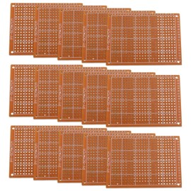 eMagTech 15pcs PCB Prototype Boards, Universal Board, Double-Sided Prototyping Board, Circuit Boards, Perfboards, Electrical Accessories