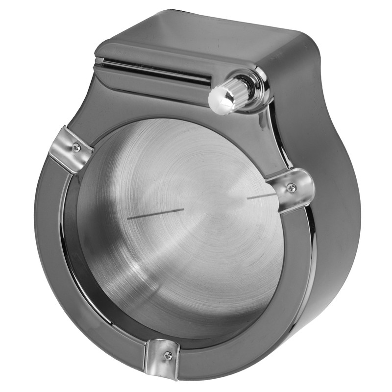 Stainless Steel Ashtray with Matches Lighter Function for Home Office