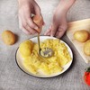 Binnan Potato Masher Stainless Steel Potato Press Small Vegetable Masher