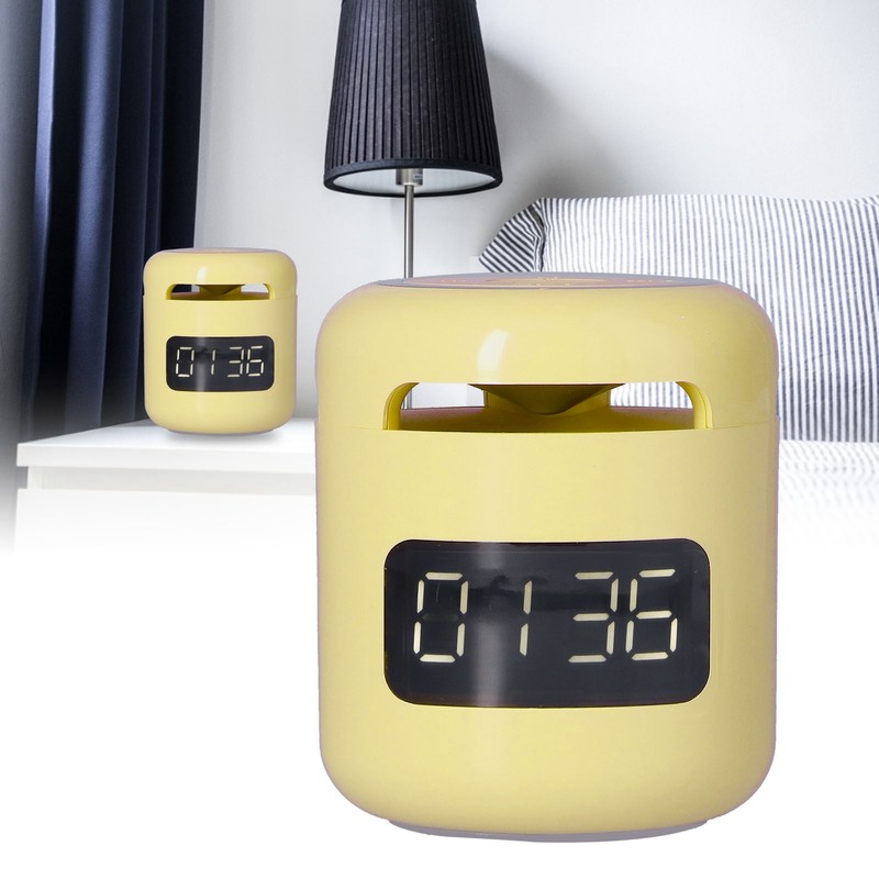 JM01 BT Clock Speaker Multifunctional Adjustable Portable BT Clock Speaker