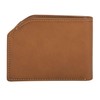 Tony Perotti Italian Leather Slim Front Pocket Bifold Edge Wallet,