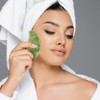Multipurpose Jade Green Handmade Massage Comb Full Relaxing Massage Scalp