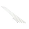 Cable Trunking Raceway 120" White Self-Adhesive Paintable Cord Management for