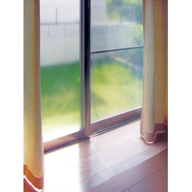 Meiwa Gravure MEIWA Thermal Insulated Curtain Liner (Light Filtering Clear N), 39.4 x 88.6 inches (100 x 225 cm), Set of 2, Clear