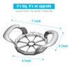 Apple Slicer, Heavy Duty Apple Corer , 8-Blade Stainless Steel