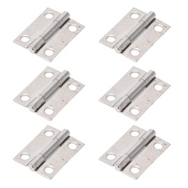 10 Uds. Bisagras de 1 Pulgada, Bisagra Marina de 4 Agujeros, Bisagra de Acero Inoxidable, Bisagras de Tope Plegables de 4 Agujeros para Puertas de Armario de Cajas Marinas