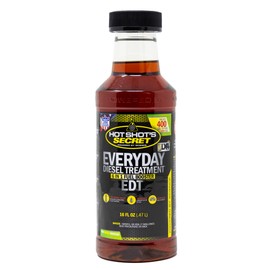 Hot Shot’s Secret Everyday Diesel Treatment EDT 16 oz Round – Treats 400 Gallons – 6-in-1 Diesel Fuel Additive, Injector and Fuel System Cleaner, Boosts Cetane