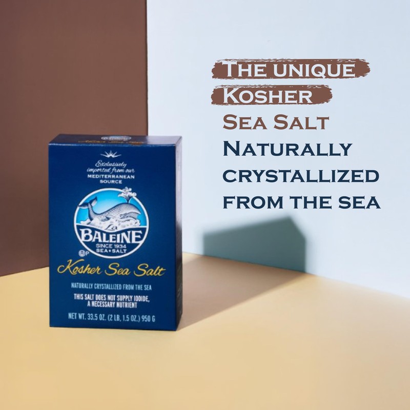 La Baleine Kosher Sea Salt, 33.5oz