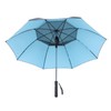 Cooling Fan Umbrella UV Guard Sun Blocking 2600mAh USB Rechargeable