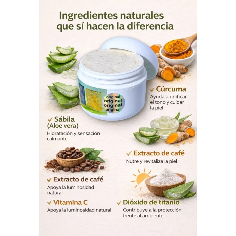 Crema Facial Mana Terza Selecta Aclarante Natural 40g