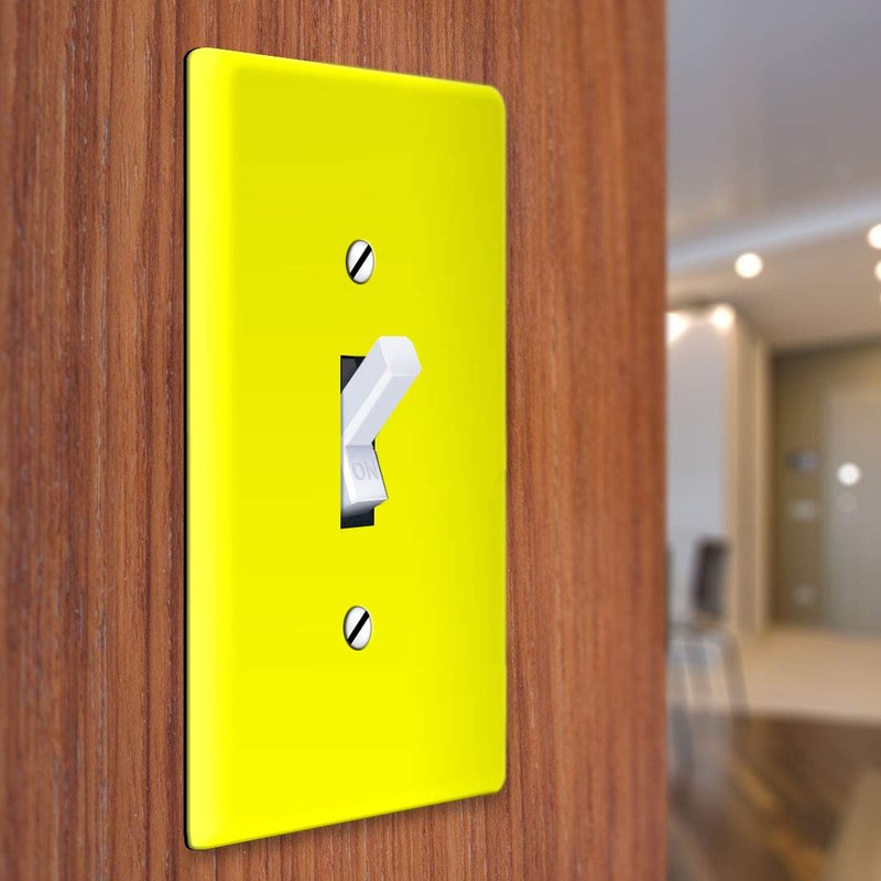 WIRESTER Single Gang Toggle Light Switch Plate/Wall Plate Cover -