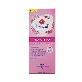 Benzal Gel Íntimo Odor-Block, Uso Diario, Ácido Hialurónico, Protección 24h