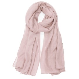 Van Der Rich ® - Sequin Scarf Soft Scarf - Women, 15-pink