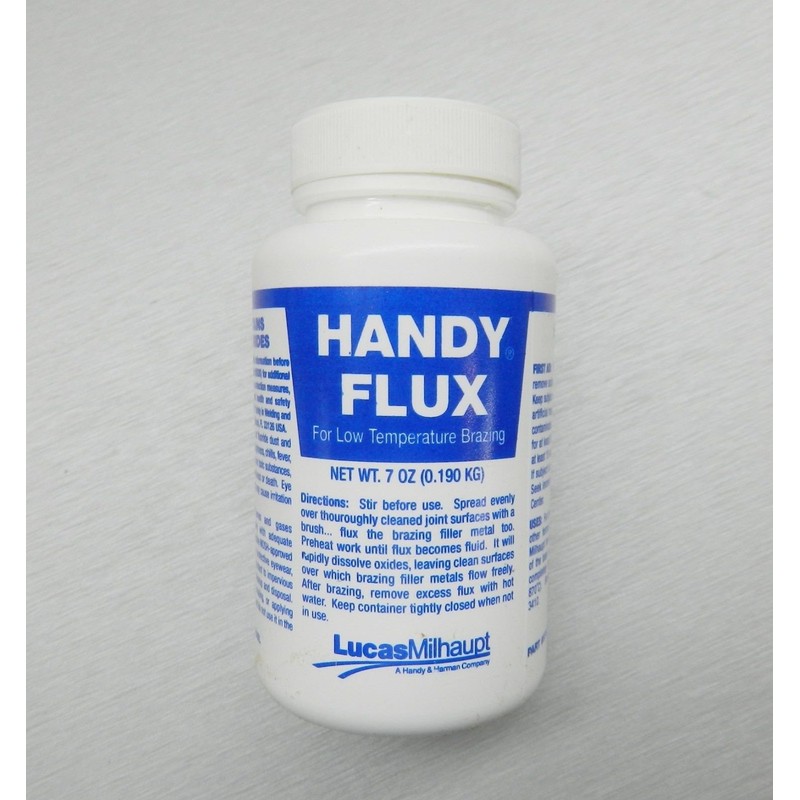 HANDY FLUX PASTE 7 OZ JAR w/ BRUSH CAP -