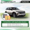 Engine & Cabin Air Filter with Activated Kit for Nissan