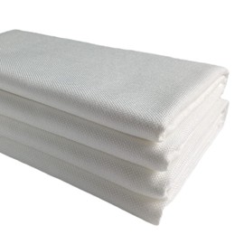 TinaKim Couch Upholstery Fabric, Linen Type Cloth Material for Car Seat Sofa Repair (White, 2 Yard (57x 72 inch))