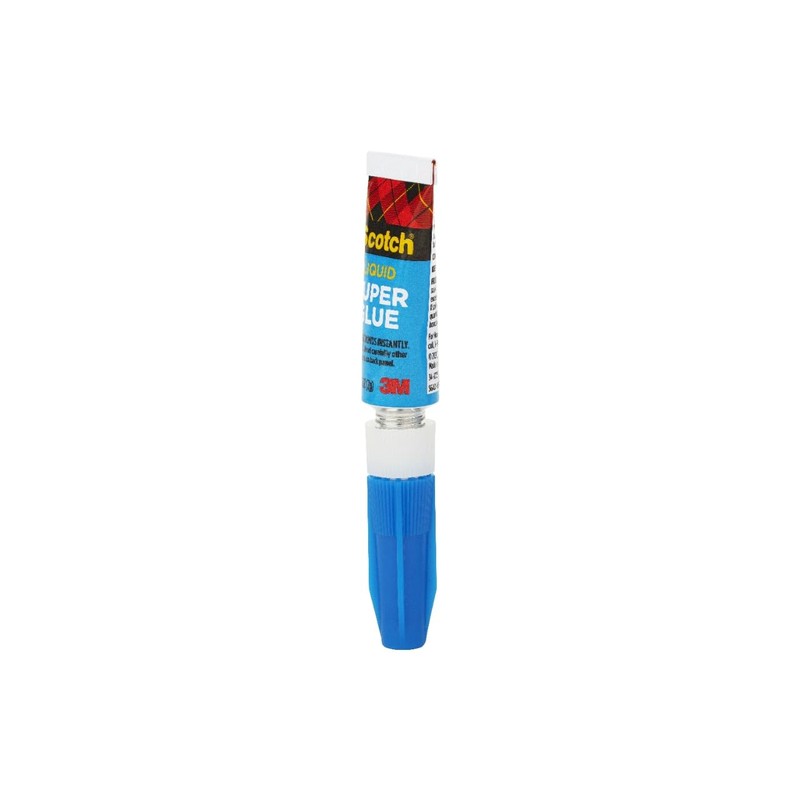 Scotch Super Glue Liquid, .07 oz, 1-Pack, Fast Drying Liquid