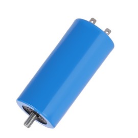 QKPARTS CBB60 Run Capacitor 450VAC 450V AC 120uF 120 MFD UL Listed W/Fixing Stud Blue