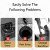 1Pcs Shower Floor Drain Backflow Preventer, Drain Valve Sewer Core,