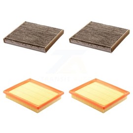 PUR 2x Air + 2x Cabin Filter (4 Total) Kit Replacement For Toyota RAV4 Prius V Lexus CT200h NX300h Plug-In KFL-100602