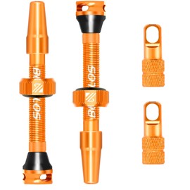 BUCKLOS Tubeless Presta Valve Stem 40/44/55/60/65/80/100 mm, Valve Stem Kit with Valve Core Removal Tool for Road Bike/Mountain Bike/MTB, Fit Most Bicycle Rims, Super Light Durable Aluminum Stem