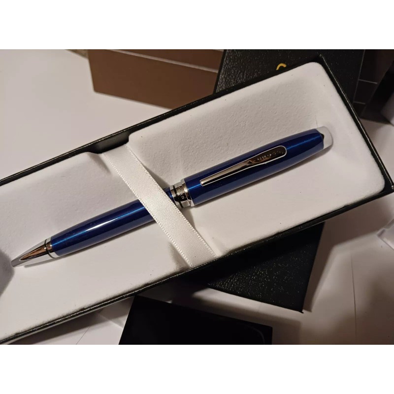Cross RARE CROSS CLASSIC ELECTRIC BLUE AND POLISHED CHROME BALLPOINT