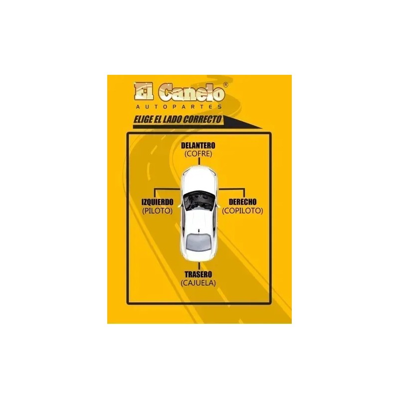 Amortiguador 5ta Puerta Nissan Rogue 2014 - 2020