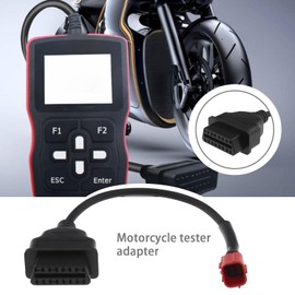 YINETTECH 6 Stitches to OBDII 16-Pin Adapter Cable Replacement Compatible with Yamaha Honda 6-Pin OBD2 Diagnostic Cable Accessories 31 cm