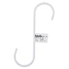 Wake Industry Kabette Wall Storage S-Shaped Hook, White, 5.9 inches