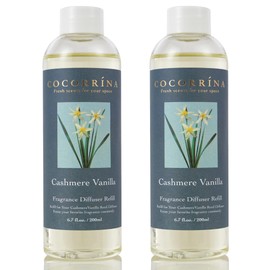 Cocorrína Reed Diffuser Refill - Cashmere Vanilla 6.7 oz / 2 Packs Reed Diffuser Oil Refill