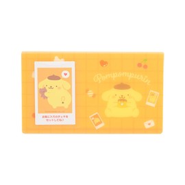 Sanrio 493627 Pocket Album for Cheki (Enjoy Idol) Pompompurin PP, Storage Size: Approx. 3.4 x 2.1 inches (8.6 x 5.4 cm), 60 Pockets, Storage, Collection, Organization, Storage