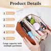 AojSup 4 Pcs Travel Cosmetic Bag, Makeup Travel Bag Organizer
