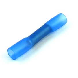 100x Heat Shrink Butt Crimp Connectors Blue, Electrical Terminals - FREE FIRST CLASS UK POSTAGE!
