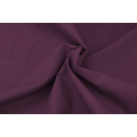 1 metre fabric: 100% cotton, plain, decorative fabric, 145 cm wide, dark purple