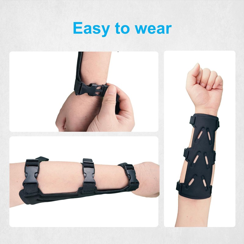 NRJSSCC Archery Arm Guard, Adjustable Strap Buckle Bow Arm Guards