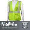 Glow Shield Flame Resistant High Visibility Class 2 Safety Vest,