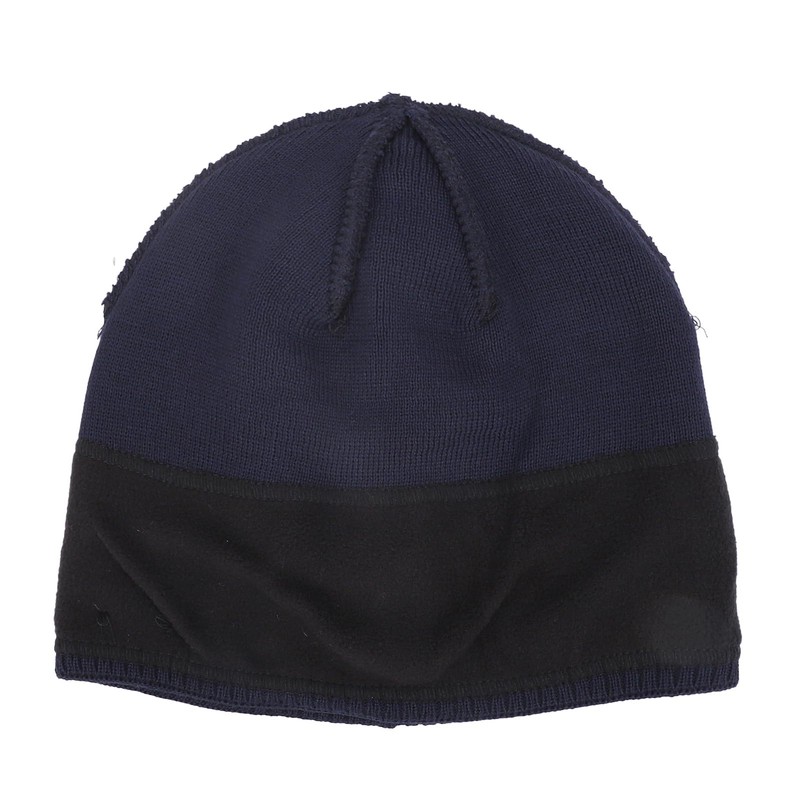 CHUANGLI Mens Winter Beanie Hat Striped Warm Knit Plain Ski