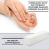 ForPro Professional Collection Buffing Block, Super White, 180/240 Grit, Four-Sided