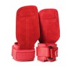 Monkey Power Straps con Callera de Piel Rojos, Gym Crossfit