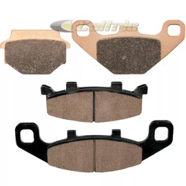 Caltric Front Rear Brake Pads for Kawasaki EX500 Ninja 500R 1997-2009 Front Rear Pads