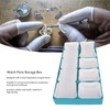 Watch Parts Storage Box Stackable 5 Compartments Acrylic Rubber Watch