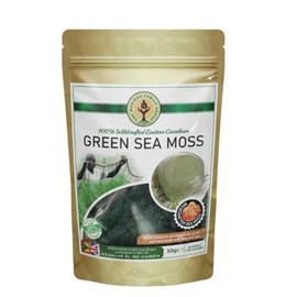 100% Wildcrafted Sea Moss - Nutrient Rich Dried Sea Moss for Health & Wellness - Supports Digestion, Immune System & Skin Health - Perfect for Smoothies, Wellness Recipes or Daily Nutrition | Green