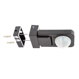 HUBER Motion 6, Motion Detector 360 °, Black, 3 sensors and Matrix Lenses, Including Creep Protection and Area limitation, Wall and Ceiling mounting, IP65 Protected