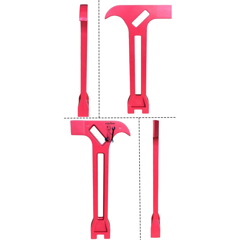 Viefow 4-in-1 Emergency Wrench, One-Piece for Gas Water Shutoff &
