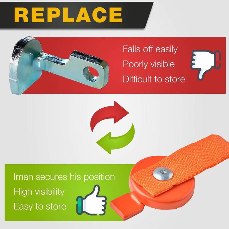 THD Magnetic Boat Trailer Surge Brake Lockout Key, with Easy