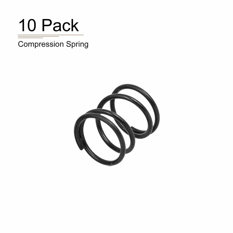 DTGN 1.2x14x15mm(DxODxL) Compression Spring - 10Pack - Good for Machinery